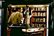 Kate checks the stacks