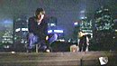 Connor overlooks the city
