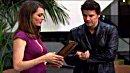 Lilah gives Angel the Sunnydale file and amulet