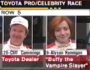 Alyson Hannigan at the Toyota Pro Celebrity Race