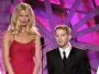 Seth Green presenting at the Golden Globes w/ Claudia Schiffer